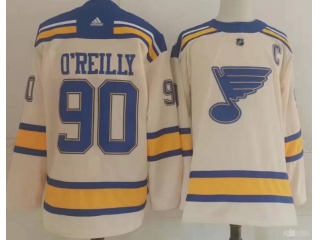 Adidas St.Louis Blues #90 Ryan O'Reilly  2022 Winter Classic Jersey Cream