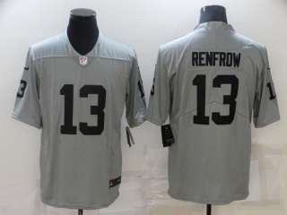 Las Vegas Raiders #13 Hunter Renfrow Inverted Limited Jersey Gray