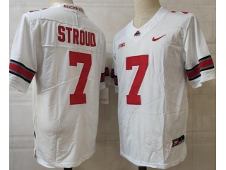 Ohio State Buckeyes #7 C.J.Stroud White Jersey White