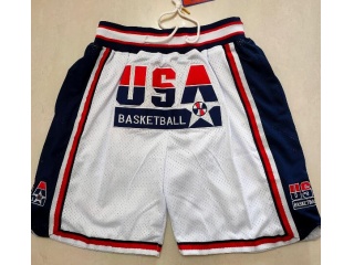  Team USA Just Don Shorts White