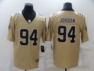 New Orleans Saints #94 Cameron Jordan Inverted Limited Jersey Gold