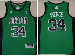 Boston Celtics #34 Paul Pierce Jersey Green