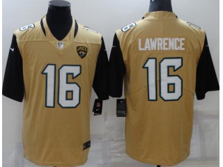 Jacksonville Jaguars #16 Trevor Lawrence Inverted Limited Jersey Yellow