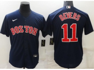 Nike Boston Red Sox #11 Rafael Devers Cool Base Jersey Blue