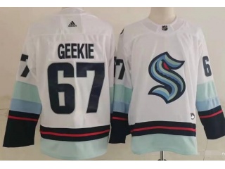 Seattle Kraken #67 Morgan Geekie Jersey White