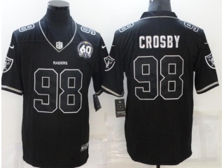 Las Vegas Raiders #98 Maxx Crosby Lights Out 2.0 Jersey Black