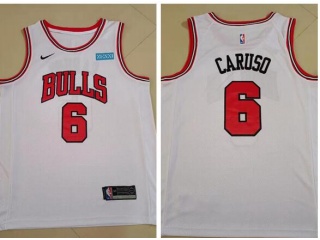 Nike Chicago Bulls #6 Alex Caruso Jersey White