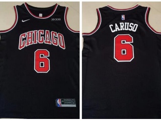  Nike Chicago Bulls #6 Alex Caruso Jersey Black