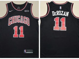 Nike Chicago Bulls #11 DeMar Derozan Jersey Black