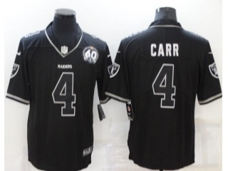 Las Vegas Raiders #4 Derek Carr Lights Out 2.0 Jersey Black