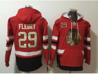 Chicago Blackhawks #29 Marc-Andre Fleury Hoodie Red