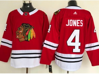 Chicago Blackhawks #4 Seth Jones Hockey Jersey Red