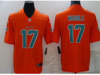 Miami Dolphins #17 Jaylen Waddle Limited Jersey Orange