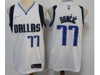 Nike Dallas Mavericks #77 Luka Doncic 75th Jersey White