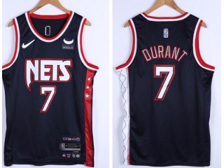 Nike Brooklyn Nets #7 Kevin Durant 2021-2022 City Jerseys Navy Blue