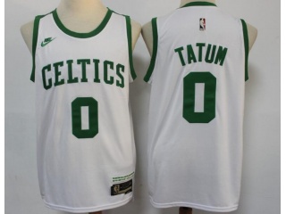 Nike Boston Celtics #0 Jayson Tatum 2021-2022 Classic Jersey White