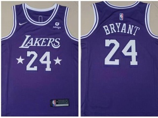Nike Los Angeles Lakers #24 Kobe Bryant 2021-2022 City Jersey Purple