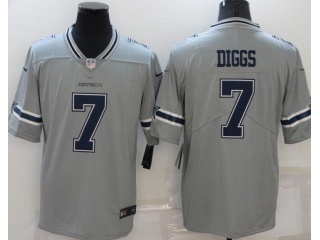Dallas Cowboys #7 Trevon Diggs Limited Jersey Grey