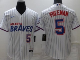 Nike Atlanta Braves #5 Freddie Freeman City Jersey White