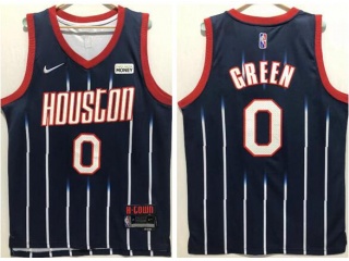 Nike Houston Rockets #0 Jalen Green 2021-2022 City Jerseys Blue