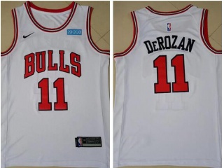 Nike Chicago Bulls #11 DeMar Derozan Jersey White