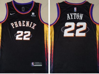 Nike Phoenix Suns #22 Deandre Ayton 75th Jersey Black
