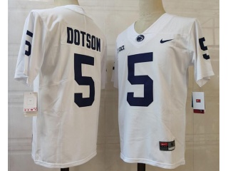 Penn State Nittany Lions #5 Jahan Dotson Limited Football Jersey White