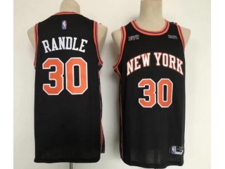 New York Knicks #30 Julius Randle 2021-22 City Jersey Black