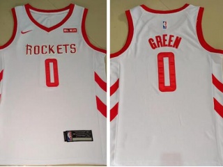 Nike Houston Rockets #0 Jalen Green Jerseys White