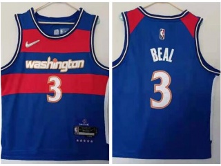 Washington Wizards #3 Bradley Beal 2021-2022 City Jerseys Blue