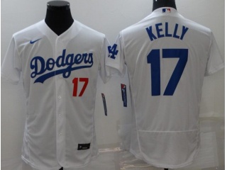 Nike Los Angeles Dodgers #17 Joe Kelly Flexbase Jersey White