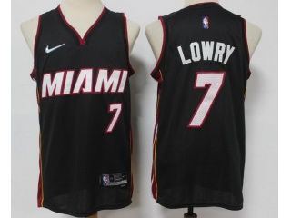 Nike Miami Heat #7 Kyle Lowry 75th Jersey Black