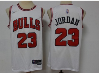 Nike Chicago Bulls #23 Michael Jordan 75th Jersey White