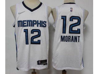 Nike Memphis Grizzlies #12 Ja Morant 75th Jersey White