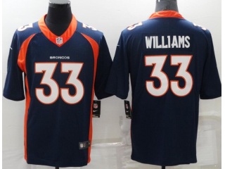 Denver Broncos #33 Javonte Williams Limited Jersey Blue