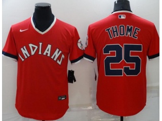 Nike Cleveland Indians #25 Jim Thome Jersey Red