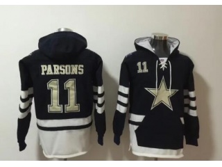 Dallas Cowboys #11 Micah Parsons Hoodie Blue