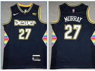 Nike Denver Nuggets #27 Jamal Murray 2021-2022 City Jerseys Black