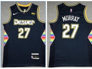 Nike Denver Nuggets #27 Jamal Murray 2021-2022 City Jerseys Black 