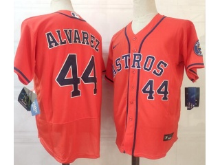 Nike Houston Astros #44 Yordan Alvarez Flexbase Jersey Orange