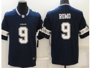 Nike Dallas Cowboys #9 Tony Romo Vapor Limited Jersey Blue