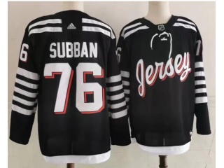 Adidas New Jersey Devils #76 P.K. Subban 3rd Jersey Black