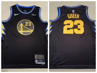 Nike Golden State Warriors #23 Draymond Green 2021-22 City Jersey Black