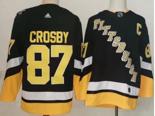 Adidas Pittsburgh Penguins #87 Sidney Crosby 2021 Jersey Black