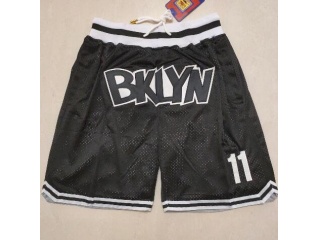 Brooklyn Nets #11 Kyrie Irving Just Don Shorts Black