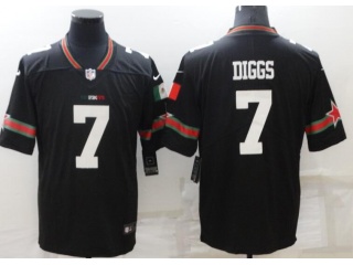 Dallas Cowboys #7 Trevon Diggs Mexico Limited Jersey Black