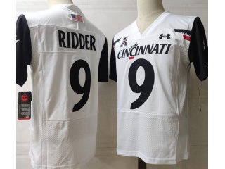 Cincinnati Bearcats #9 Desmond Ridder Jersey White