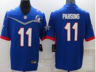 Dallas Cowboys #11 Micah Parsons 2022 Probowl Jersey Blue