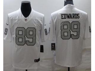Las Vegas Raiders #89 Bryan Edwards Color Rush Limited Jersey White 