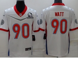 Pittsburgh Steelers #90 T.J.Watt 2022 Probowl Jersey White